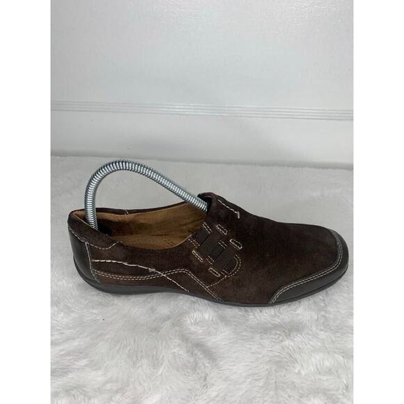 Naturalizer Womens Suede Slip-On Loafers Size 7.5 Brown - Picture 4 of 8